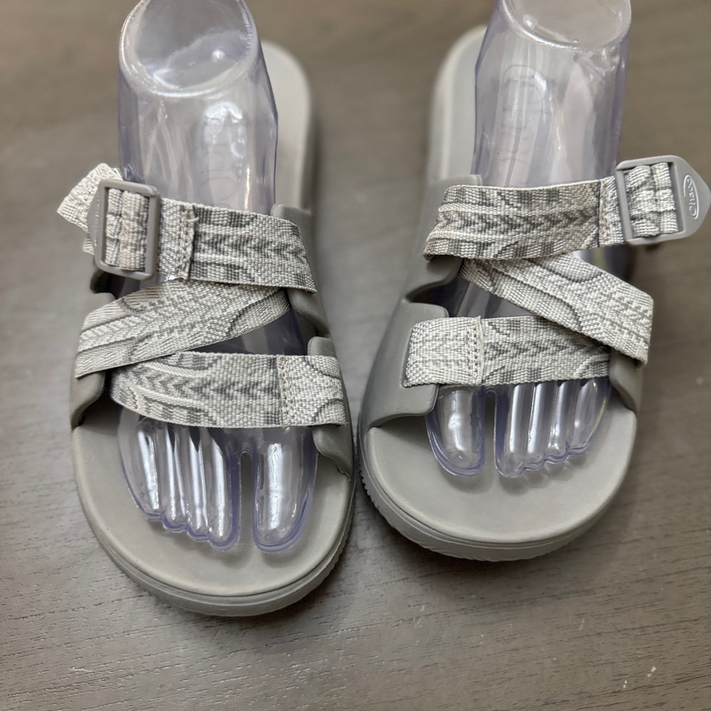 Chaco Women's Neutral Gray Strappy Sandals